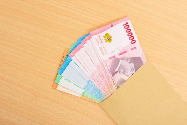 10万ルピアのお金 100 000 Seratus Ribu Ruphia インドネシア通貨金融管理コンセプト — ストック写真