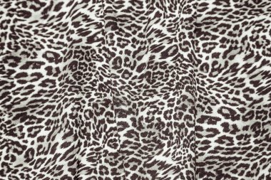 Leopard effect, fabric pattern. Background sample, seamless background print texture. Animal textile design.