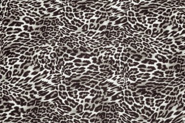 Leopard effect, fabric pattern. Background sample, seamless background print texture. Animal textile design.