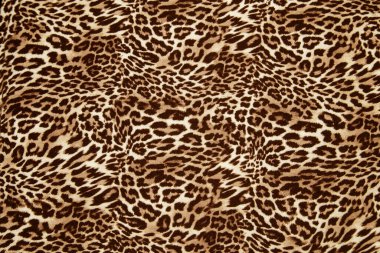 Leopard effect, fabric pattern. Background sample, seamless background print texture. Animal textile design.