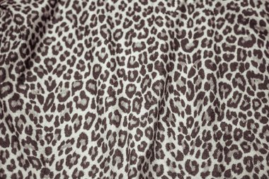 Leopard effect, fabric pattern. Background sample, seamless background print texture. Animal textile design.