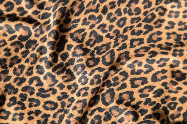 Леопардова Текстура Фону Сафарі Візерунок Леопарда Дизайн Матеріалу Тканини — стокове фото
