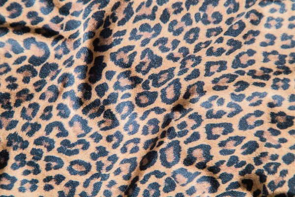 Леопардовый Фон Текстура Сафари Шаблон Леопардовой Печати Ткань Дизайн Материала — стоковое фото