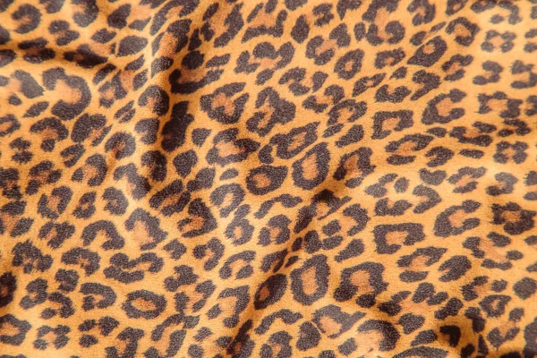 Leopard Background Texture Safari Pattern Leopard Print Fabric Material Design — Stock Photo, Image