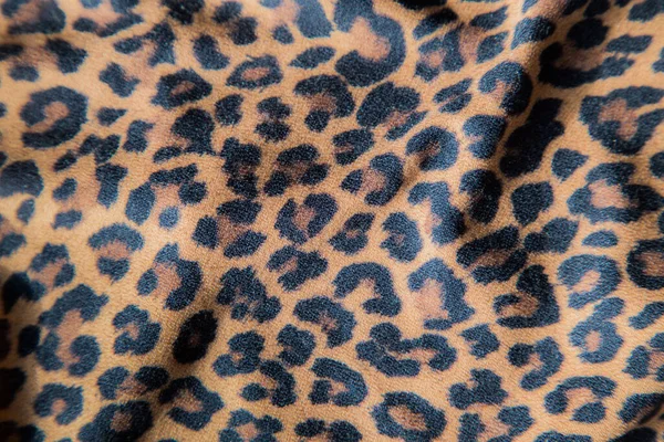 Leopard Background Texture Safari Pattern Leopard Print Fabric Material Design — Stock Photo, Image