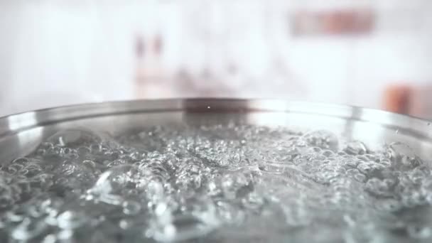 Frozen Baby Carrots Falling Pot Boiling Water Macro 1000Fps Phantom — стокове відео