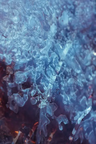 Bulanık mavi çok renkli parlıyor. Yüksek kalite fotoğraf 