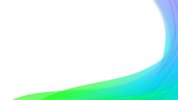 Абстрактная Волна Зеленый Свет Фиолетовый Фон — стоковое фото