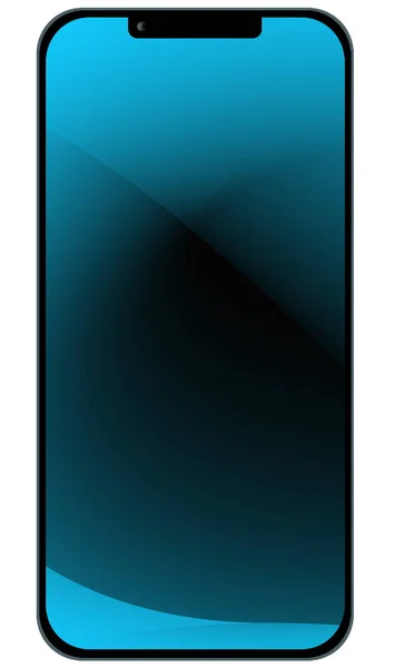 Smart Phone Black Blue Gradient Abstract Background — Stock Photo, Image