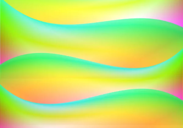 Абстрактный Фон Гладкими Волнистыми Линиями Волнистый Абстрактный Зеленый Желтый Фиолетовый — стоковое фото