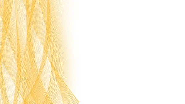 Sarı Dalgalı Çizgilerle Soyut Arkaplanı Çerçevele Kahverengi Turuncu Çerçeve Dalgalı — Stok fotoğraf