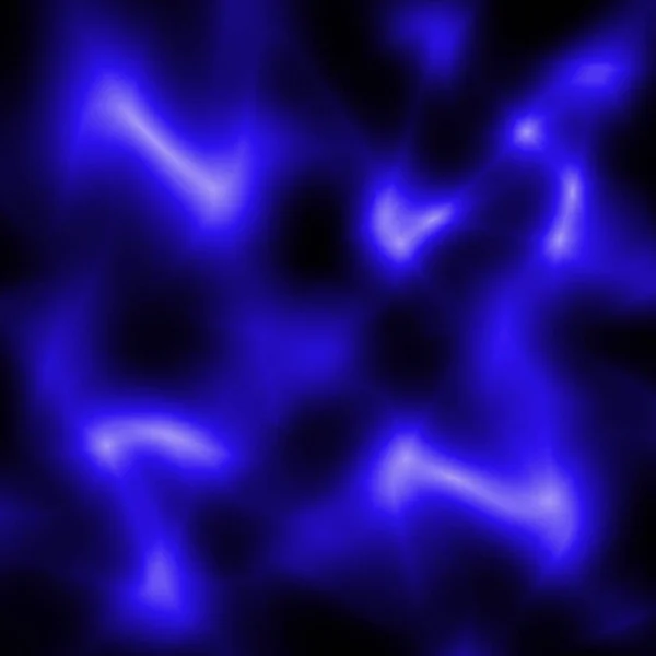 青色の抽象的な背景に滑らかな線といくつかの滑らかなハイライト 青い光抽象的な稲妻の炎 — ストック写真