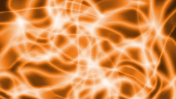 炎の光の質感オレンジの背景 抽象的なオレンジの背景に滑らかな線と滑らかな折り目があります 炎の光の質感オレンジの背景 — ストック写真