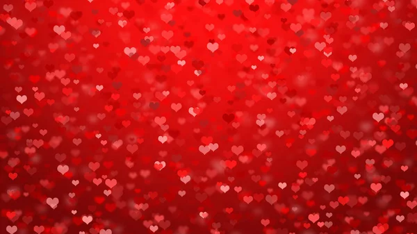День Святого Валентина Фон Красными Сердцами — стоковое фото