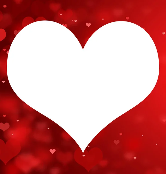 Valentinstag Hintergrund Mit Herzen Und Platz Für Ihren Text — Stockfoto