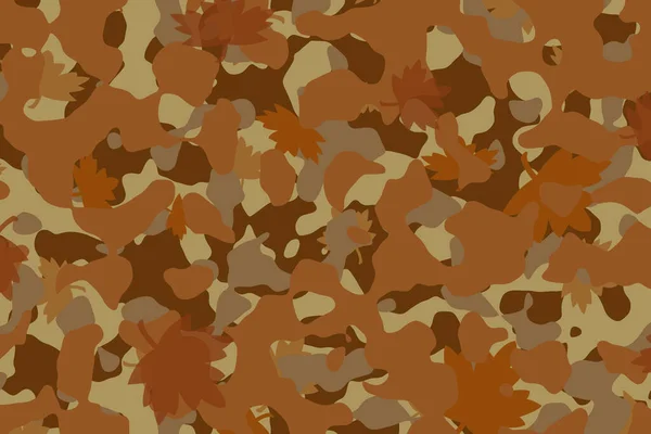 带褐色和淡褐色的秋季叶面质感 — 图库照片