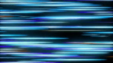 Neon Işık Çizgileri Sonsuz Döngü Hızlı Hareket Dijital Arkaplan