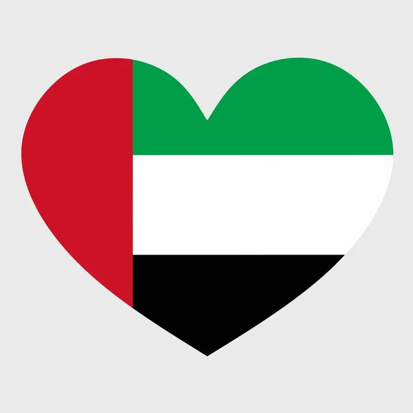 Ilustración Vectorial Bandera Los Emiratos Árabes Unidos Los Emiratos Árabes — Archivo Imágenes Vectoriales