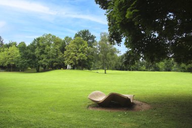 The Wertwiesen Park in Heilbronn, Germany, Europe.