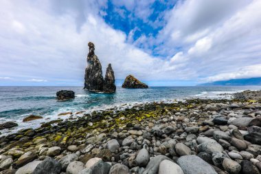 Beach at Ribeira de Janela, Madeira, Portugal, Europe