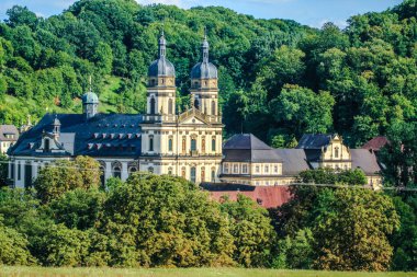  Langenburg 'daki Langenburg Kalesi, Hohenlohe Bölgesi, Baden-Wuerttemberg, Almanya, Avrupa.