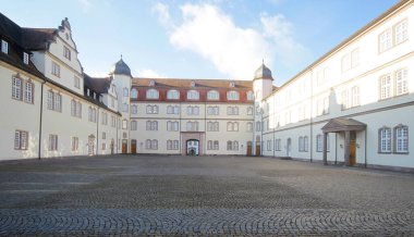 The City Rotenburg an der Fulda in Hessen, Almanya, Avrupa