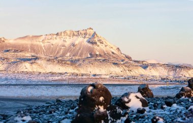 Arnarstapi Bölgesi, Snaefellsnes Yarımadası, İzlanda, Avrupa