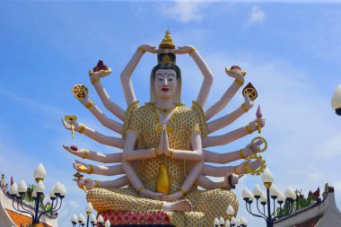 Tapınak Wat Plai Laem, Ko Samui, Tayland, Asya