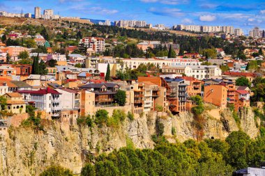 Gürcistan, Avrasya ve Asya 'nın başkenti Tiflis' in eski Tiflis kasabası