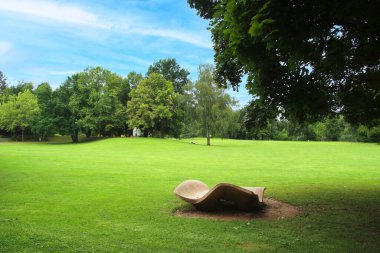The Wertwiesen Park in Heilbronn, Germany, Europe.