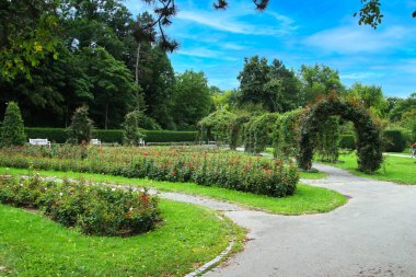 The Wertwiesen Park in Heilbronn, Germany, Europe.