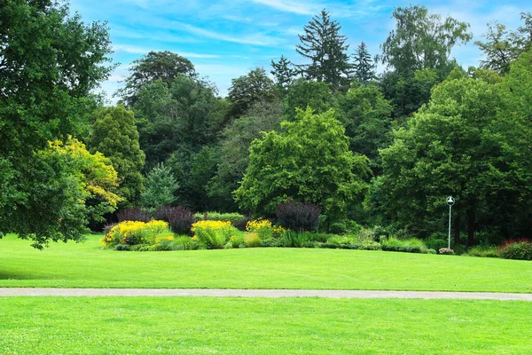 The Wertwiesen Park in Heilbronn, Germany, Europe.