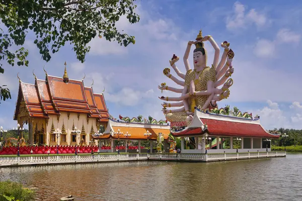 Tapınak Wat Plai Laem, Ko Samui, Tayland, Asya