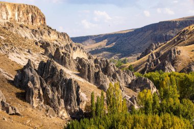 Soganli Vadisi 'ndeki Terk Edilmiş Köy, Kapadokya' daki Soganli Tal, Türkiye