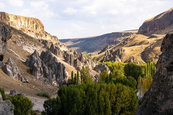 stock image Abandoned Village in Soganli Valley, Soganli Tal in Cappadocia, Turkey