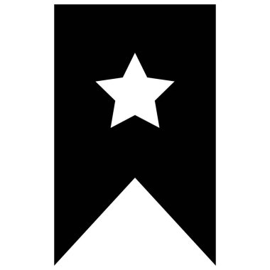 Bookmarks line vector icon . Favorite icon vector