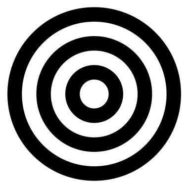 Simple goal icon , target business sign. Vector Illustration