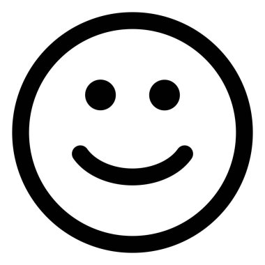 Happy face icon vector . Smile icon vector. Face emoticon sign
