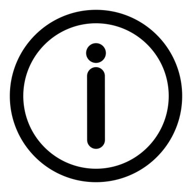 Information sign vector . Info and Faq icon symbol illustration