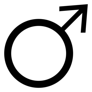male sign icon. male symbol isolated icon vector illustration . gender icon
