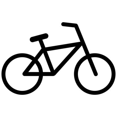 Bicycle icon isolated on white background . Bike icon vector