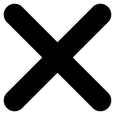 cross mark . cancel icon . delete sign . exit sign