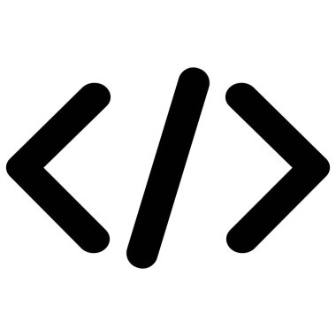 code icon vector isolated on white background. code icon illustration