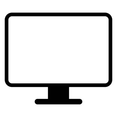 lcd tv monitor . computer monitor display isolated on white background