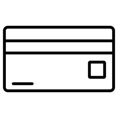 Credit Card icon vector . Debit payment icon