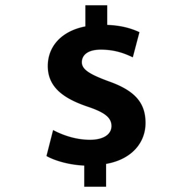Money cash in trendy flat style isolated on background . Dollar icon