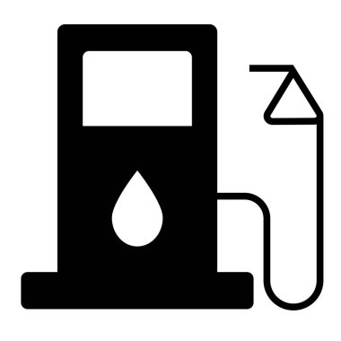 gas pump icon vector . Fuel pump icon , gas station symbol