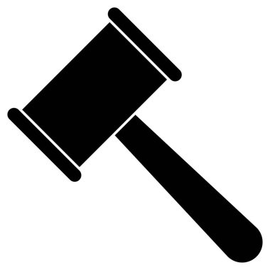 illustration of a hammer . hammer icon isolated on white