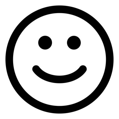 Happy face icon vector . Smile icon vector. Face emoticon sign