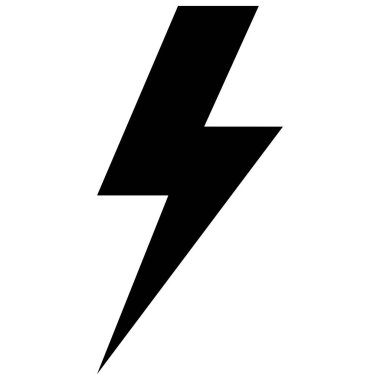 Lightning icon , electric power vector logo design element. Energy and thunder electricity symbol concept